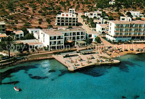 AK / Ansichtskarte Ibiza_Islas_Baleares Hotel Ses Figueres Playa Talamanca Fliegeraufnahme Ibiza_Islas_Baleares
