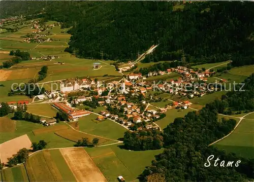 AK / Ansichtskarte Stams_Tirol__AT Kultur Sport und Schulzentrum Fliegeraufnahme 