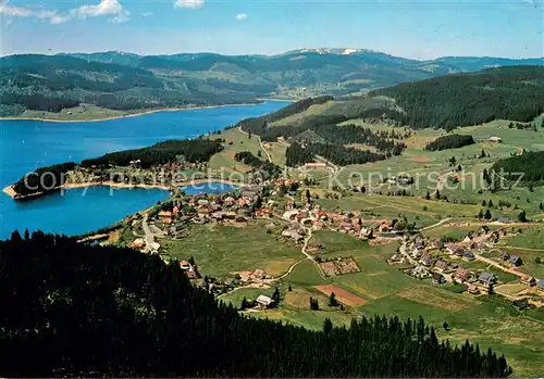 AK / Ansichtskarte Schluchsee Panorama Blick zum Feldberg Schwarzwald Schluchsee