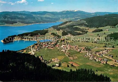 AK / Ansichtskarte Schluchsee Panorama Blick zum Feldberg Schwarzwald Schluchsee