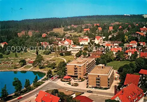 AK / Ansichtskarte Hahnenklee Bockswiese_Harz Kurhaus Kurpark Kranicher Teiche Hahnenklee Bockswiese