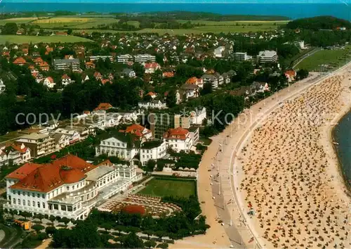 AK / Ansichtskarte Travemuende_Ostseebad Panorama Hotels Strand Kueste Travemuende_Ostseebad