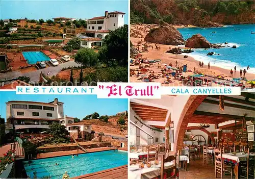 AK / Ansichtskarte Cala_Canyelles Restaurant El Trull Playa Restaurante 