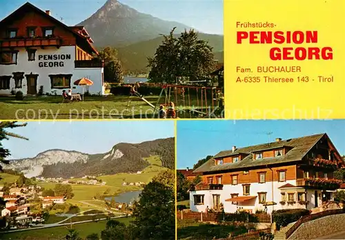 AK / Ansichtskarte Thiersee Pension Georg Panorama Thiersee