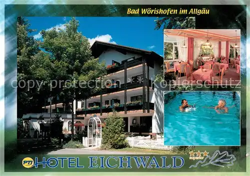 AK / Ansichtskarte Bad_Woerishofen Hotel Eichwald Hallenbad Bad_Woerishofen