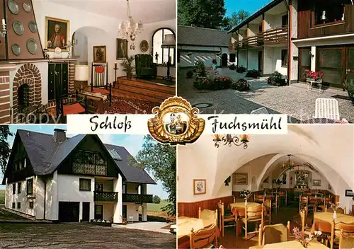 AK / Ansichtskarte Fuerstenhof_Oberpfalz Hotel Pension Schloss Fuchsmuehl Fuerstenhof_Oberpfalz