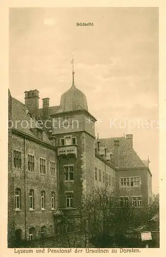 AK / Ansichtskarte Dorsten Lyzeum u. Pensionat d. Ursulinen Dorsten