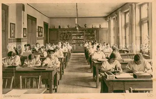 AK / Ansichtskarte Essen__Ruhr Kath. Lyzeum Zeichensaal 