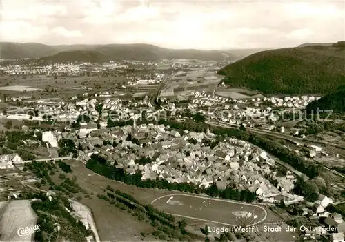 AK / Ansichtskarte Luegde Fliegeraufnahme Luegde