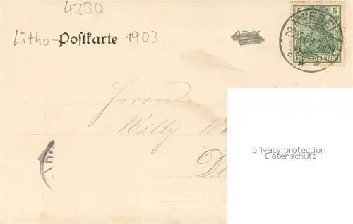 AK / Ansichtskarte Wesel_Rhein Partie am Kaiserplatz u. Bahnhof Strasse Wesel Rhein