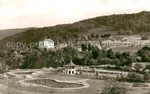 AK / Ansichtskarte Heimbach_Eifel Schwimmbad Heimbach Eifel