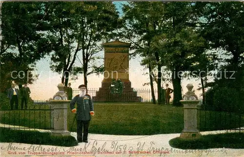 AK / Ansichtskarte Friedrichsfeld_Wesel Truppenuebungsplatz Denkmal 