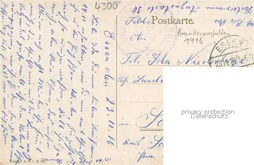 AK / Ansichtskarte Essen__Ruhr Staedt. Krankenanstalten Hauptgebaeude 