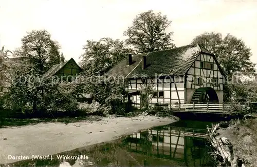 AK / Ansichtskarte Dorsten Winksmuehle Fachwerkhaus Dorsten