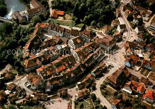 AK / Ansichtskarte Lichtensteig Marktplatz Fliegeraufnahme Lichtensteig