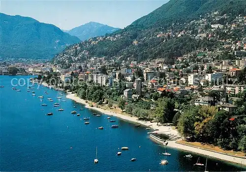 AK / Ansichtskarte Rivapiana_Lago Maggiore Fliegeraufnahme Rivapiana_Lago Maggiore