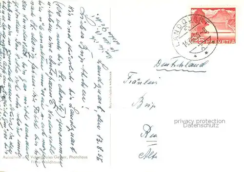 AK / Ansichtskarte Landquart Fliegeraufnahme mit Klus Landquart