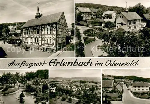 AK / Ansichtskarte Erlenbach_Erbach Fachwerkhaus Ortsansichten Erlenbach_Erbach