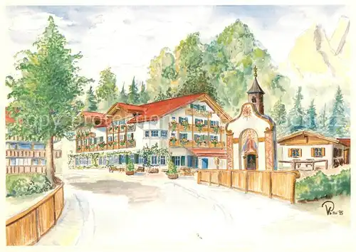 AK / Ansichtskarte Grainau Ferienhotel Haus Hammersbach Grainau