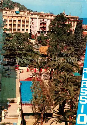 AK / Ansichtskarte Alassio_Liguria_IT Hotel Palace Pool 