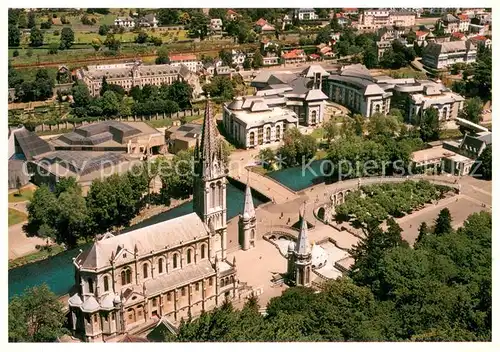 AK / Ansichtskarte Lourdes_Hautes_Pyrenees Vue aerienne du Sanctuaire  Lourdes_Hautes_Pyrenees