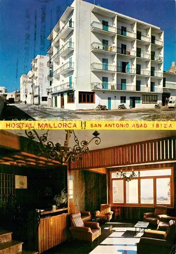 AK / Ansichtskarte San_Antonio_Abad_Ibiza Hostal Mallorca Gaststube 