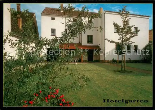 AK / Ansichtskarte Altdoebern Landhotel Fuchsbau Hotelgarten Altdoebern