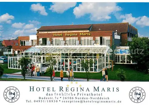 AK / Ansichtskarte Norden_Norddeich_Nordseebad Hotel Regina Maris Wintergarten 