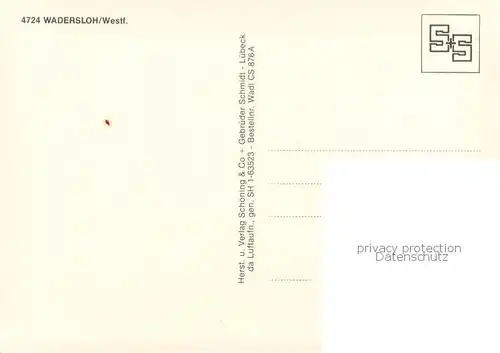 AK / Ansichtskarte Wadersloh Fliegeraufnahme mit Kirche Wadersloh