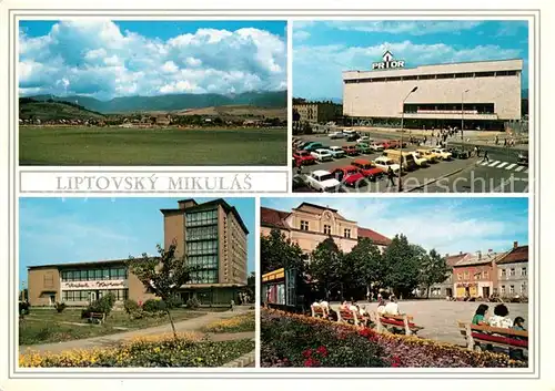 AK / Ansichtskarte Liptovsky_Mikulas_SK Panorama Prior Hotel Janosik Namestie 