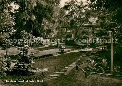 AK / Ansichtskarte Bansin_Ostseebad Forsthaus Fangel  Bansin_Ostseebad