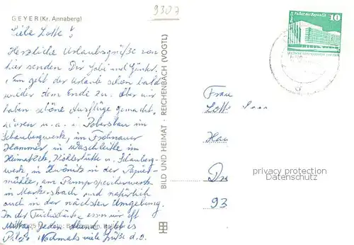 AK / Ansichtskarte Geyer Gaststaette Greifental am Greifenbachstauweiher Zeltplatz Geyer