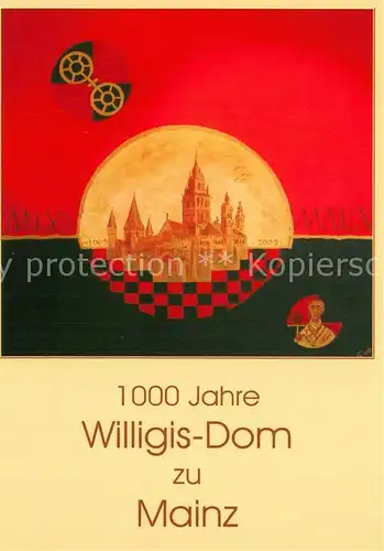 AK / Ansichtskarte Mainz__Rhein Willigis Dom 