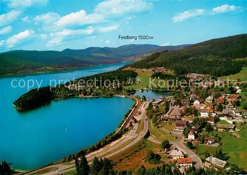 AK / Ansichtskarte Schluchsee Fliegeraufnahme mit Feldberg Schluchsee