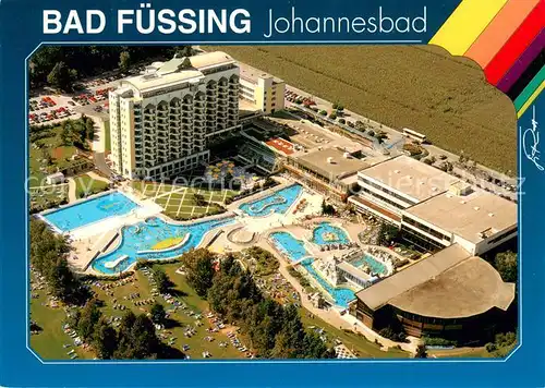 AK / Ansichtskarte Bad_Fuessing Johannesbad Fliegeraufnahme Fliegeraufnahme Bad_Fuessing