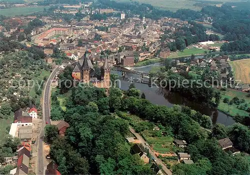 AK / Ansichtskarte Rochlitz_Sachsen Fliegeraufnahme mit Schloss Rochlitz Sachsen