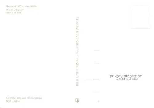 AK / Ansichtskarte Warnemuende_Ostseebad Hotel Neptun Bernsteinsaal Warnemuende_Ostseebad