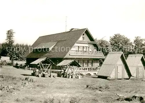 AK / Ansichtskarte Friedrichroda Heuberghaus am Rennsteig Friedrichroda