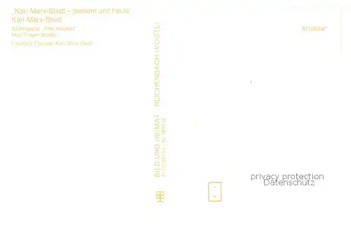 AK / Ansichtskarte Karl Marx Stadt Wohngebiet Fritz Heckert Max Tuerpel Strasse Karl Marx Stadt