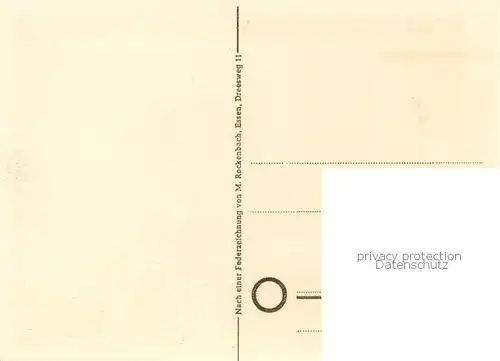 AK / Ansichtskarte Essen__Ruhr Opernhaus Zeichnung 