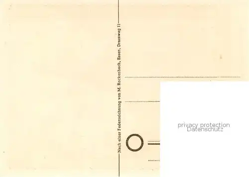 AK / Ansichtskarte Essen__Ruhr Muensterkirche Zeichnung 