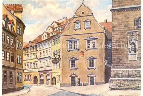 AK / Ansichtskarte Jena__Thueringen Burgkeller und Weigelsches Haus Johannisstrasse um 1890 
