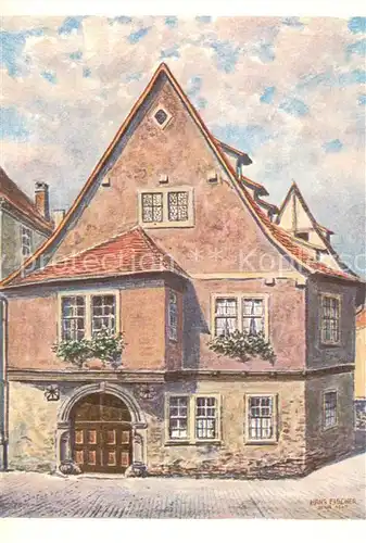 AK / Ansichtskarte Jena__Thueringen Der Siedelhof um 1930 zerstoert 1945 Zeichnung 
