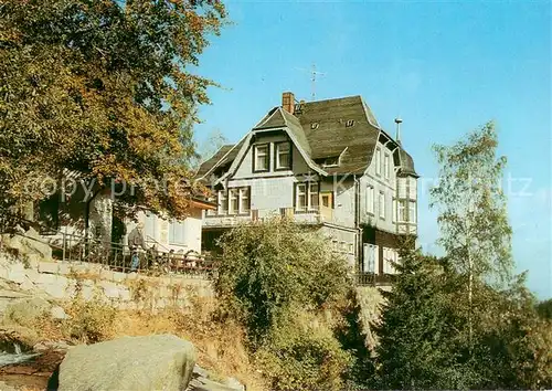 AK / Ansichtskarte Wernigerode_Harz Ferienheim und Gaststaette Steinerne Renne Wernigerode Harz