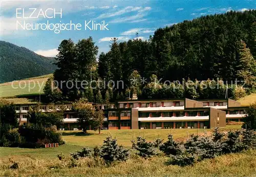 AK / Ansichtskarte Elzach Neurologische Klinik Elzach