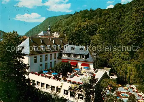 AK / Ansichtskarte Bad_Berneck Kurhotel zur Muehle Terrasse Bad_Berneck