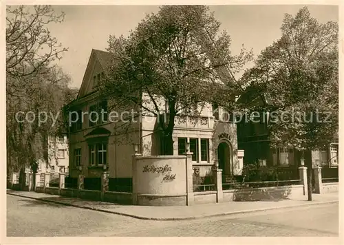 AK / Ansichtskarte Osthofen_Rheinhessen Leckzapfen Hotel Aussenansicht Osthofen_Rheinhessen
