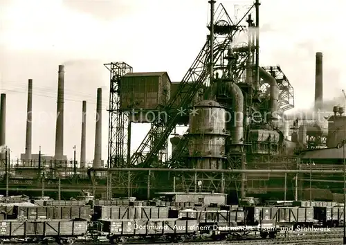 AK / Ansichtskarte Dortmund eisen  und Stahlwerk Dortmund