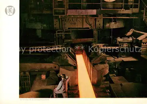 AK / Ansichtskarte Dortmund Westfalenhuette AG. Vorstrasse im Breitbandwalzwerk Dortmund