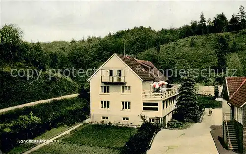 AK / Ansichtskarte Waldbroel Landhaus Pension Max Knapp Aussenansicht Waldbroel